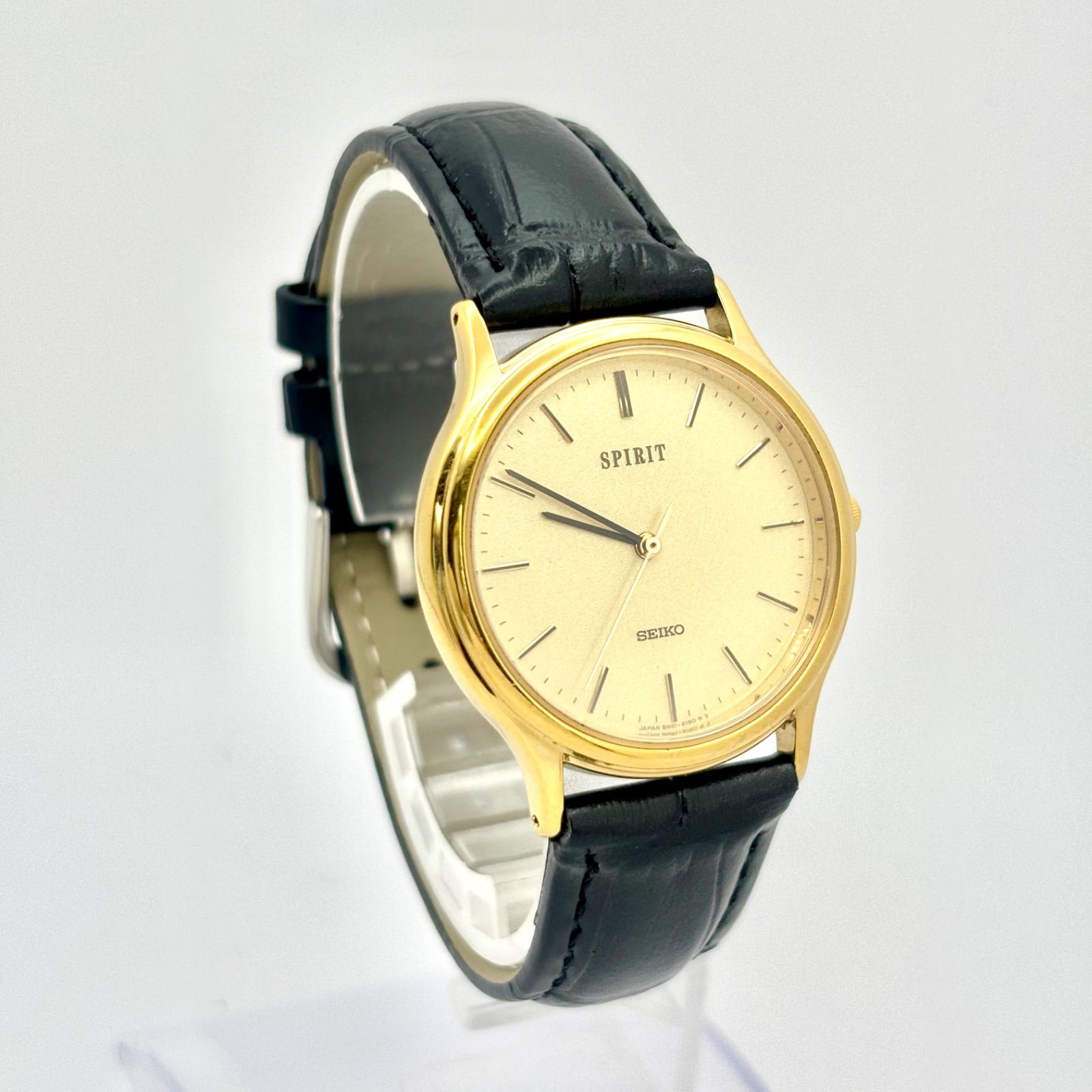 新品電池】SEIKO セイコー SPIRIT スピリット メンズ 腕時計 ゴールド