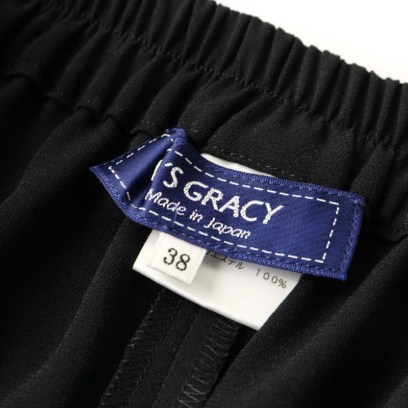 難あり エムズグレイシー M'SGRACY サイドリボン パール装飾 シアー