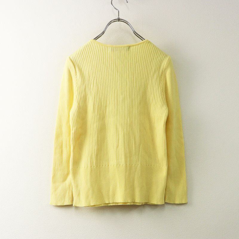 エムズグレイシー M'SGRACY グログランリボン リブニットプルオーバー