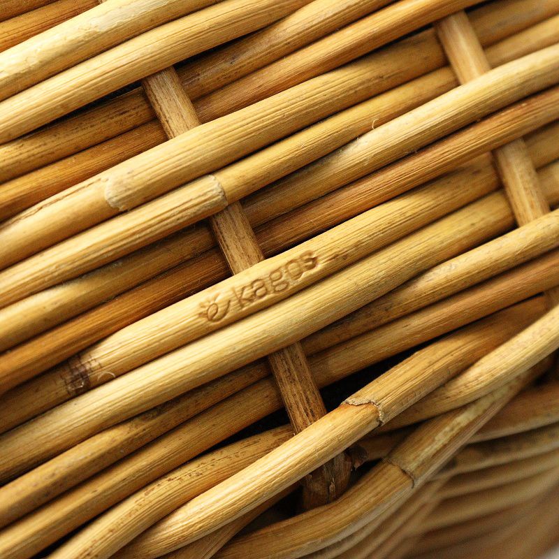 定番 人気 エバゴス ebagos 2本編みバッグ ブライドルレザー×紅籐