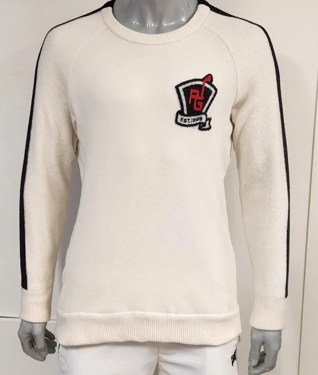 PEARLY GATES パーリーゲイツ アイボリー 防風 ニット グースダウン 100-105