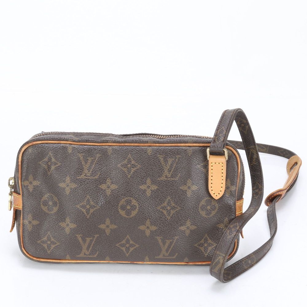 美品 ルイヴィトン モノグラム ポシェット マルリー バンドリエール