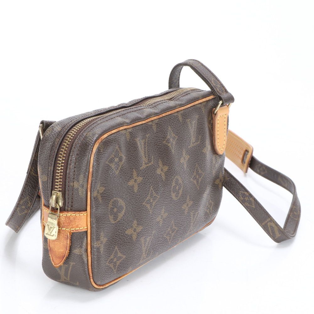 美品 ルイヴィトン モノグラム ポシェット マルリー バンドリエール