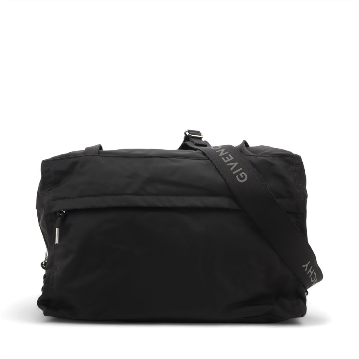 ジバンシー ナイロン ショルダーバッグ 斜め掛け メッセンジャー ビジネス 通勤 ブラック 黒 A 4 メンズ MMM BY 50 40