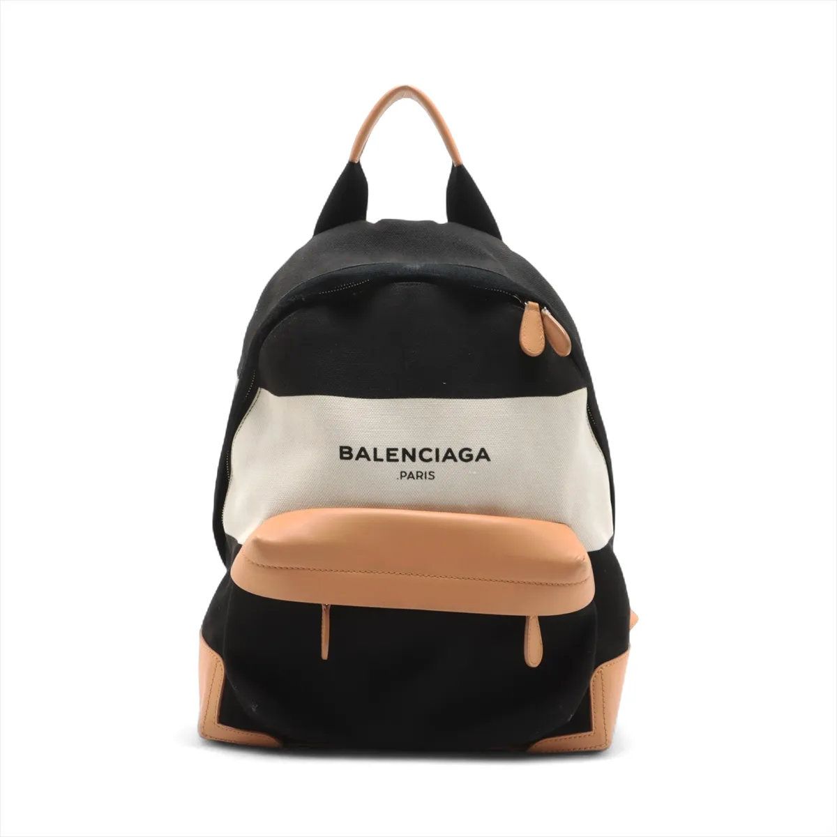 美品 バレンシアガ 409010 レザー キャンバス リュックサック リュック