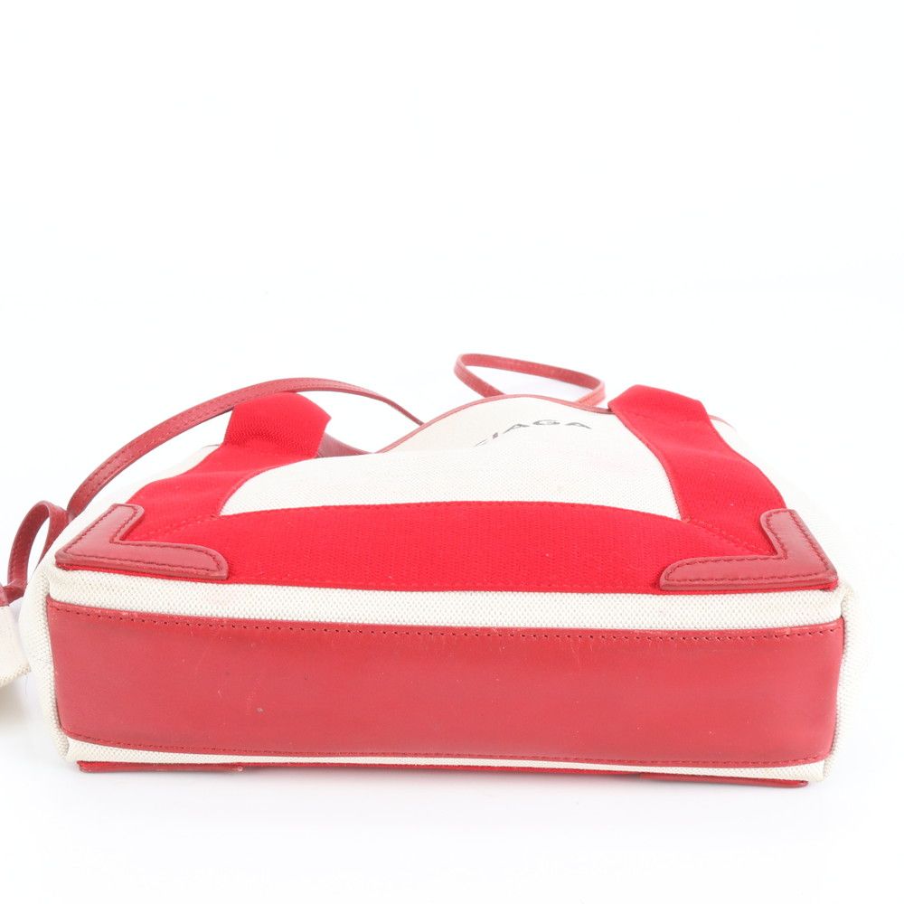 美品 バレンシアガ ポーチ付 ネイビー カバス XS レザー 2WAY トート