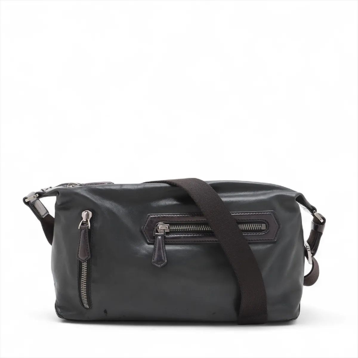 ベルルッティ レザー ショルダーバッグ メッセンジャー ビジネス 通勤 トート ブラック 黒 メンズ MMM CW 50-1