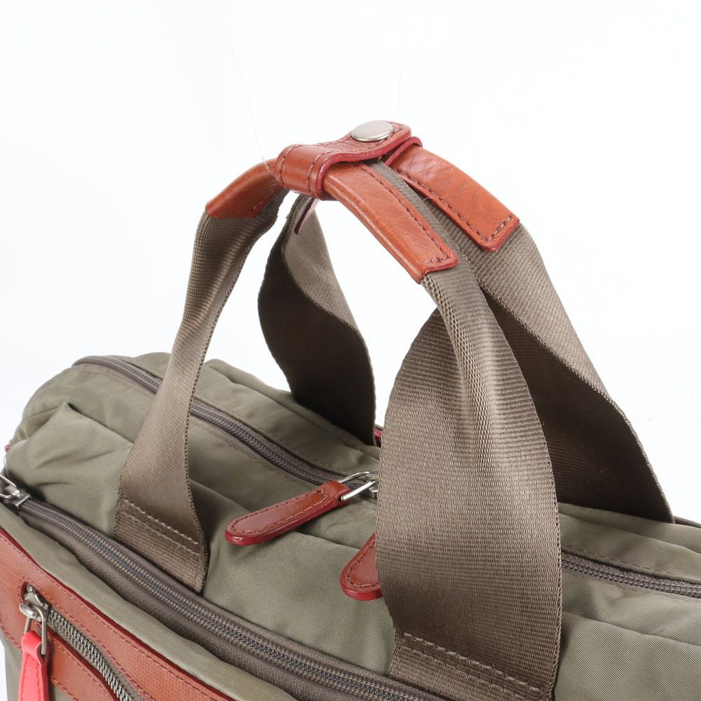 ポールスミス レザー ナイロン 2 WAY ショルダーバッグ 斜め掛け メッセンジャー ビジネス 通勤 A 4 メンズ EEM CY 17-4