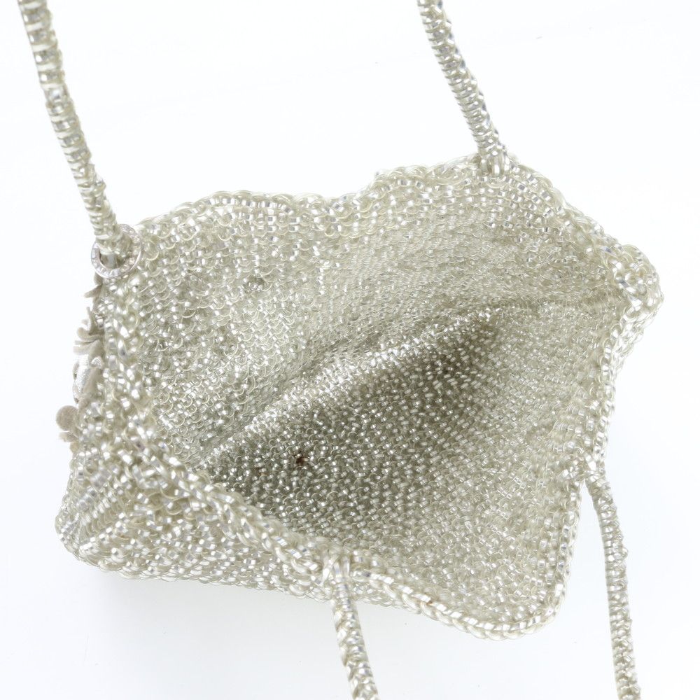 美品 アンテプリマ フラワー ビジュー ワイヤーバッグ トート 肩掛け