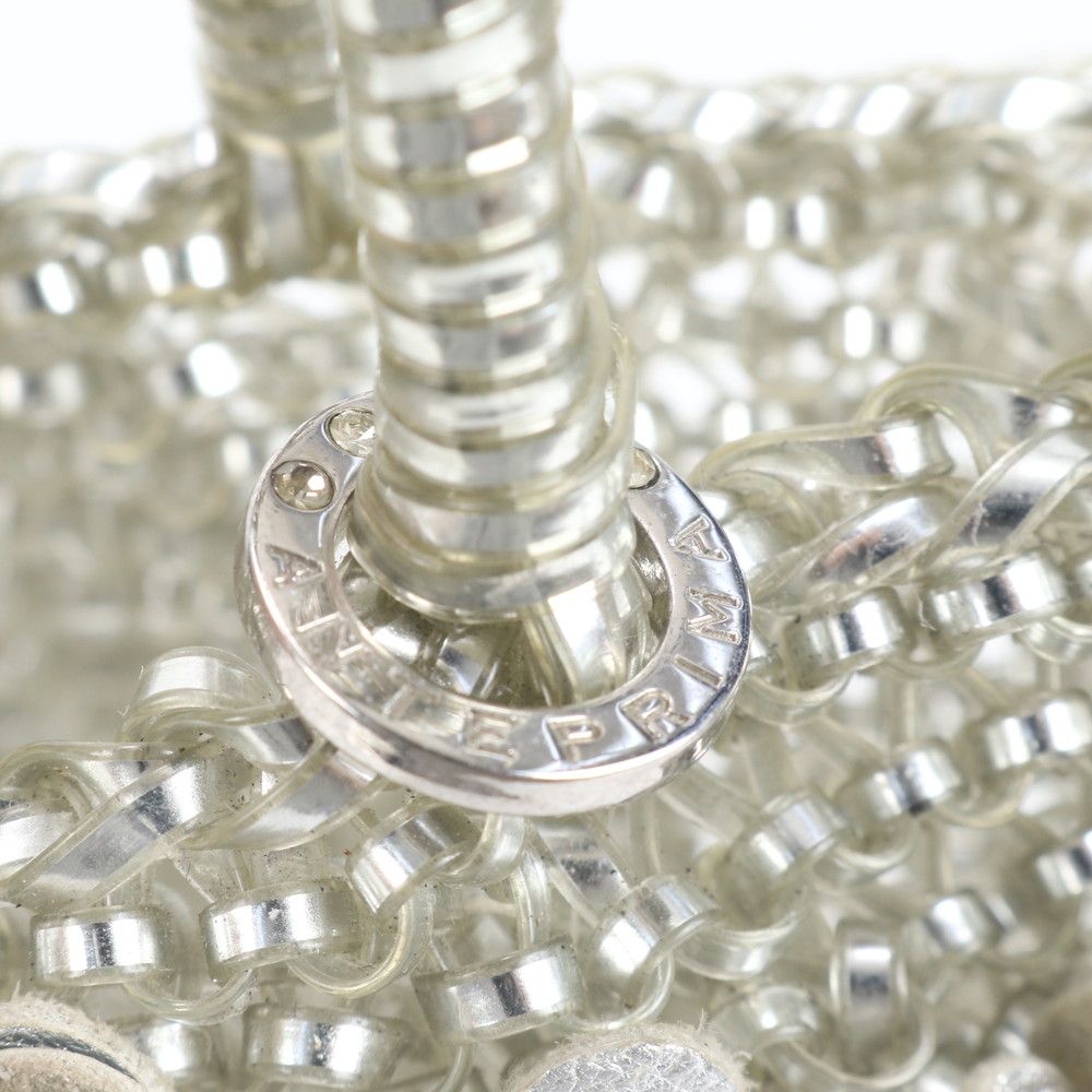 美品 アンテプリマ フラワー ビジュー ワイヤーバッグ トート 肩掛け