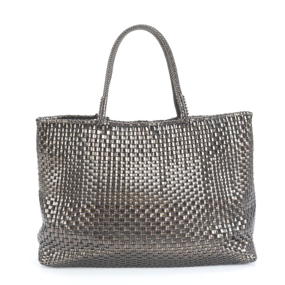 美品 アンテプリマ イントレッチオ 編み込み ワイヤーバッグ トート