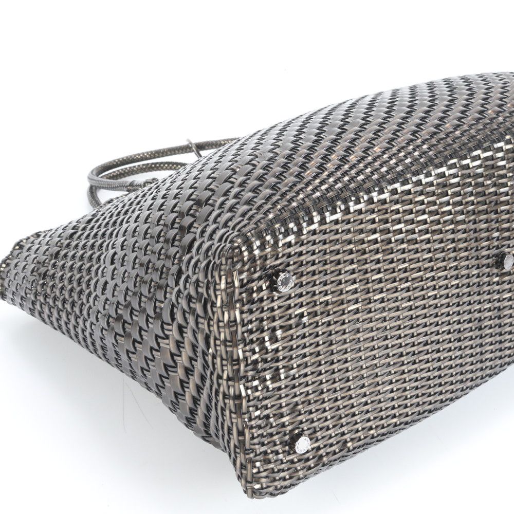 美品 アンテプリマ イントレッチオ 編み込み ワイヤーバッグ トート