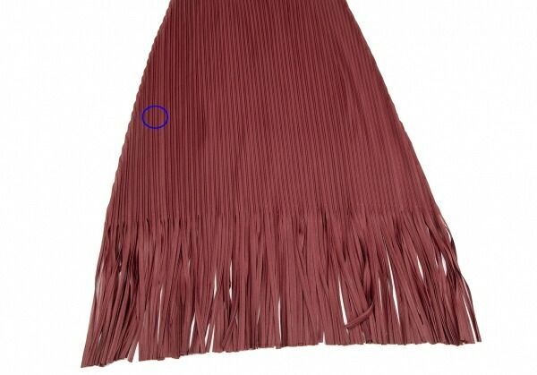 プリーツプリーズPLEATS PLEASE フリンジノースリーブワンピース