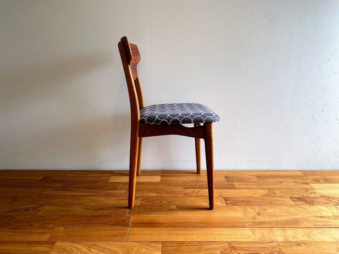1960s デンマーク オーク×チーク ヴィンテージ ダイニング チェア ミナ