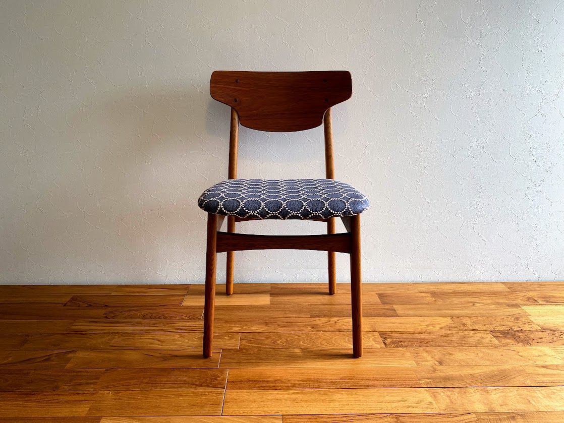 1960s デンマーク オーク×チーク ヴィンテージ ダイニング チェア ミナ