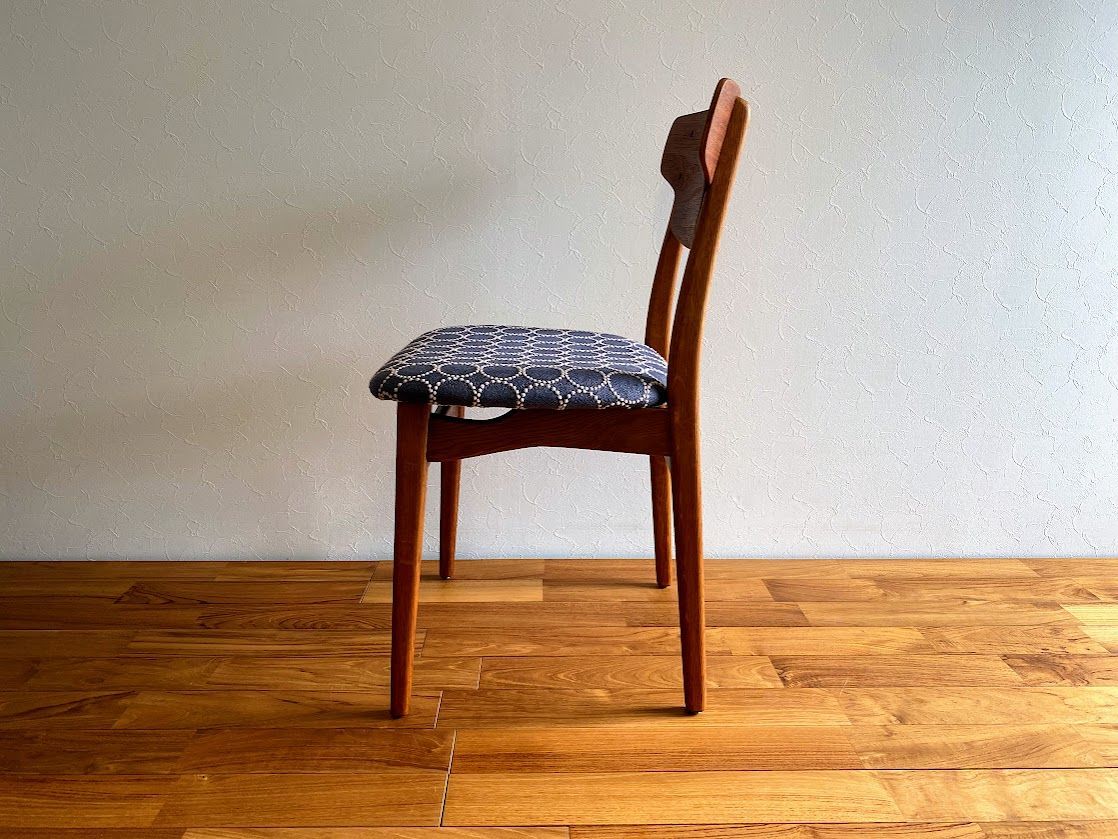 1960s デンマーク オーク×チーク ヴィンテージ ダイニング チェア ミナ