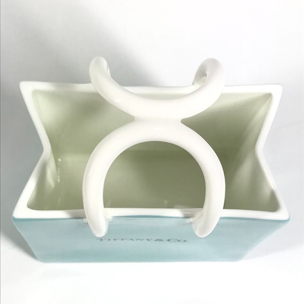 TIFFANYu0026Co. ティファニー 小物入れ ショッピングバッグ型 ロゴ