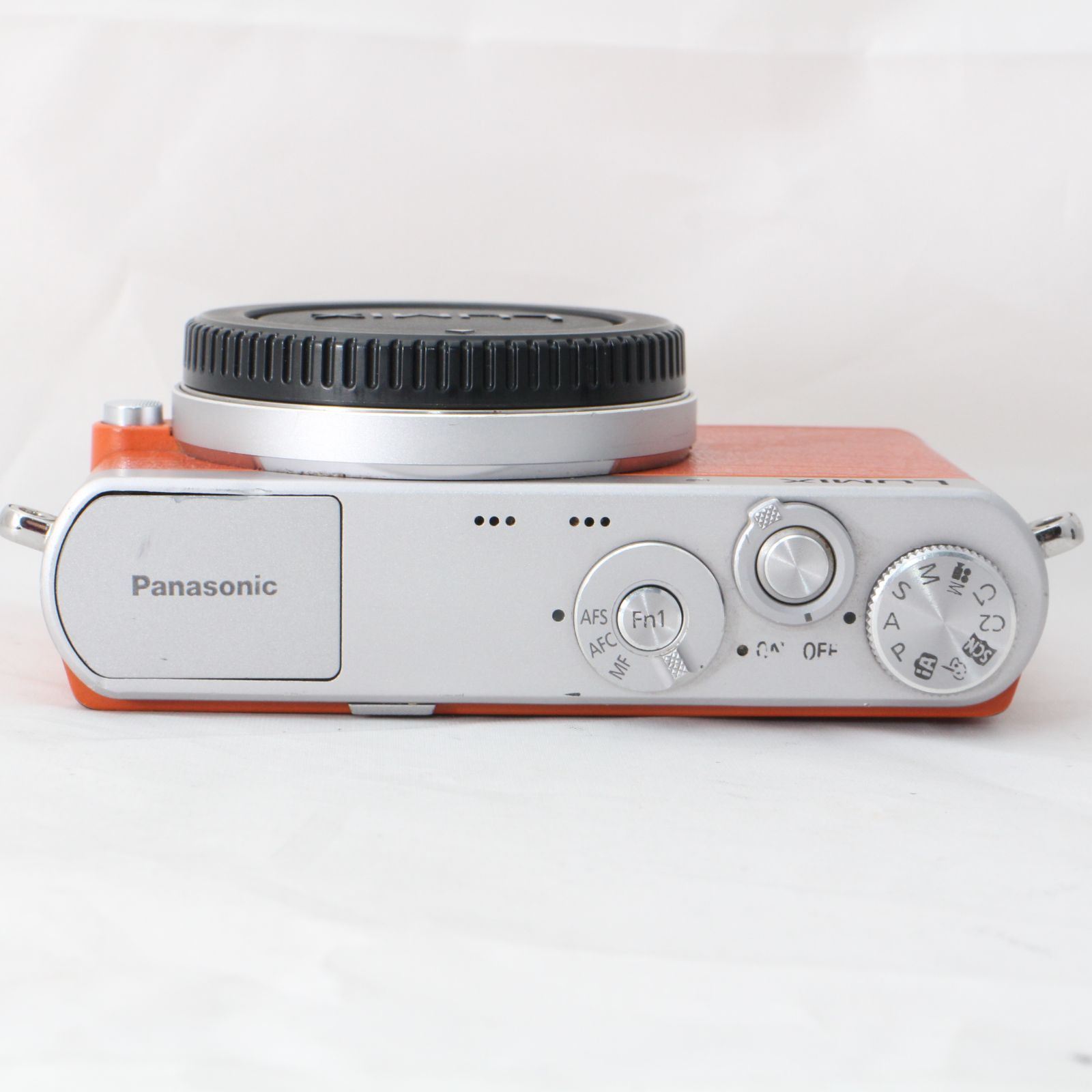 【美品】Panasonic LUMIX DMC-GM1 オレンジ Wi-Fi Panasonic - Panasonic LUMIX GM1 オレンジ DMC-GM1 ボディの通販 by