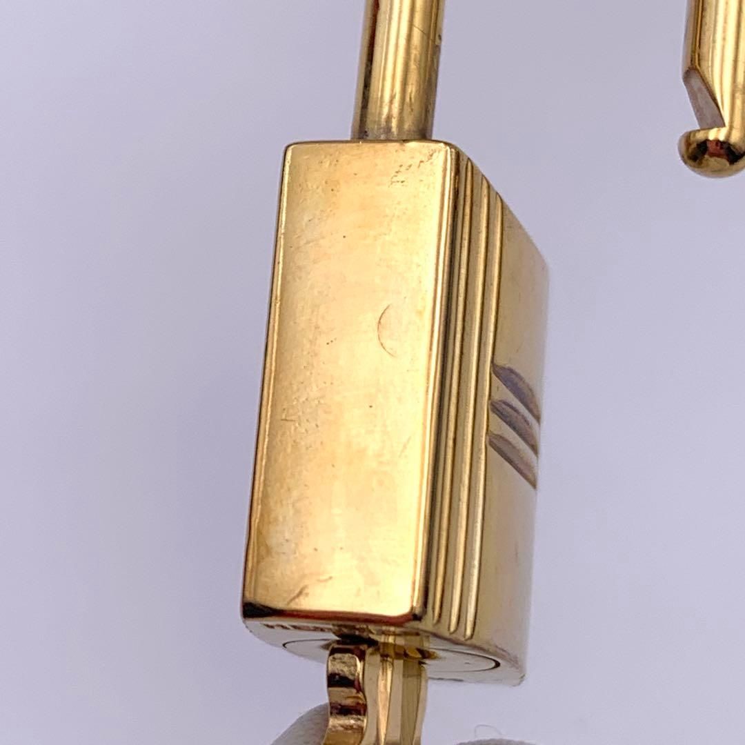 エルメス カデナ 24Kメッキ No.104 104番 鍵付き カデナキー