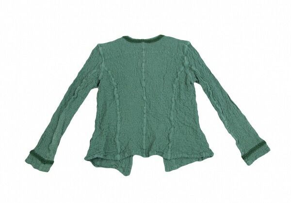 ミー イッセイミヤケ★カリフラワー ノーカラージャケット ブレード パイピング イッセイミヤケ ミーISSEY MIYAKE me オンライン ブレード装飾