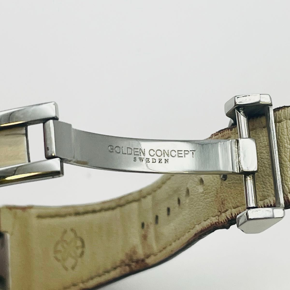 GOLDEN CONCEPT ゴールデンコンセプト CL-44 レザーベルト ウォッチ