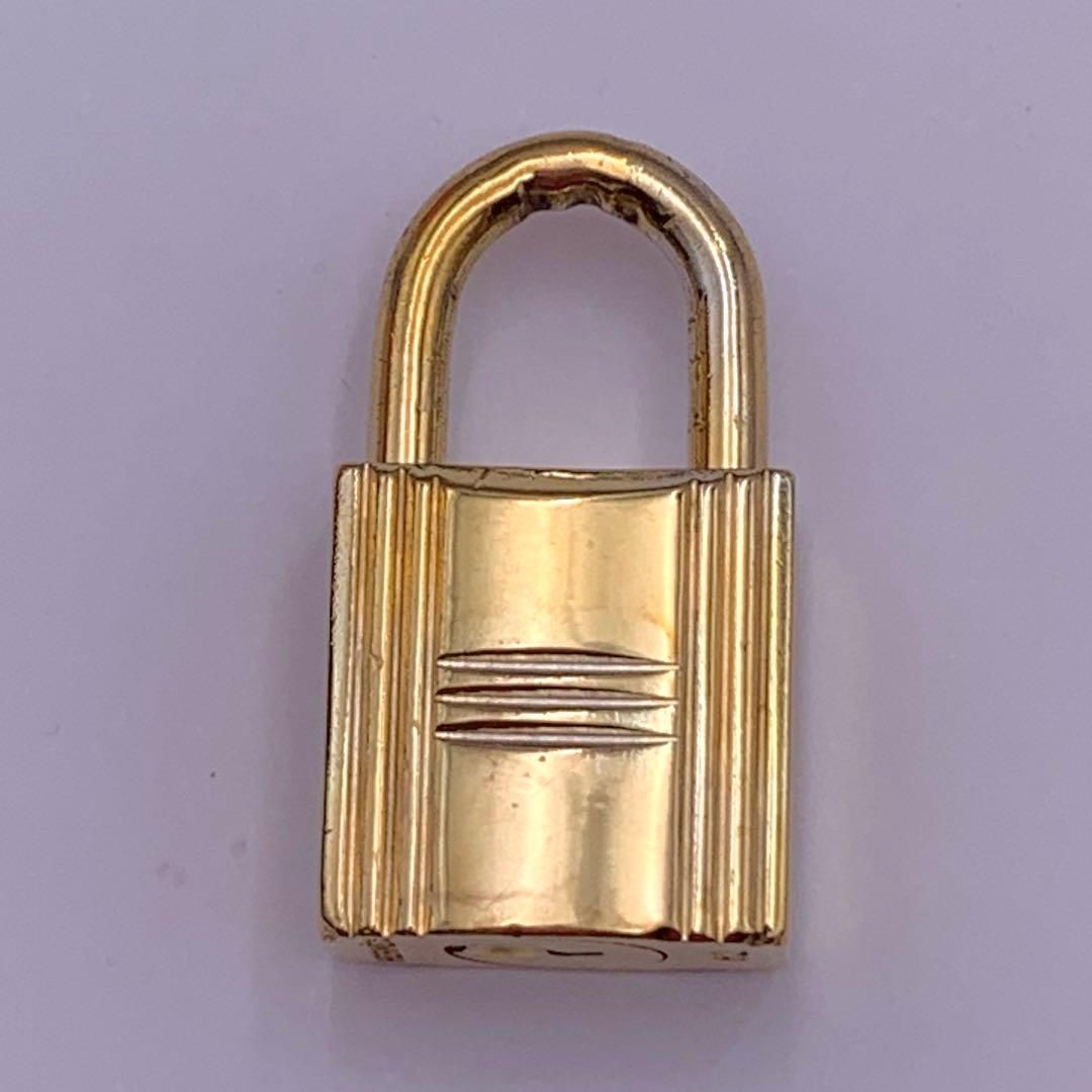 エルメス カデナ 24Kメッキ No.62 62番 鍵付き カデナキー パドロック