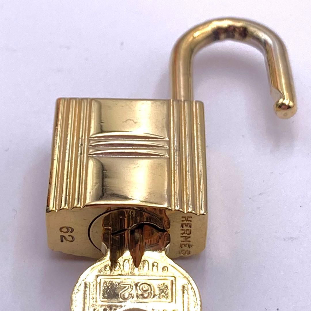 エルメス カデナ 24Kメッキ No.62 62番 鍵付き カデナキー パドロック