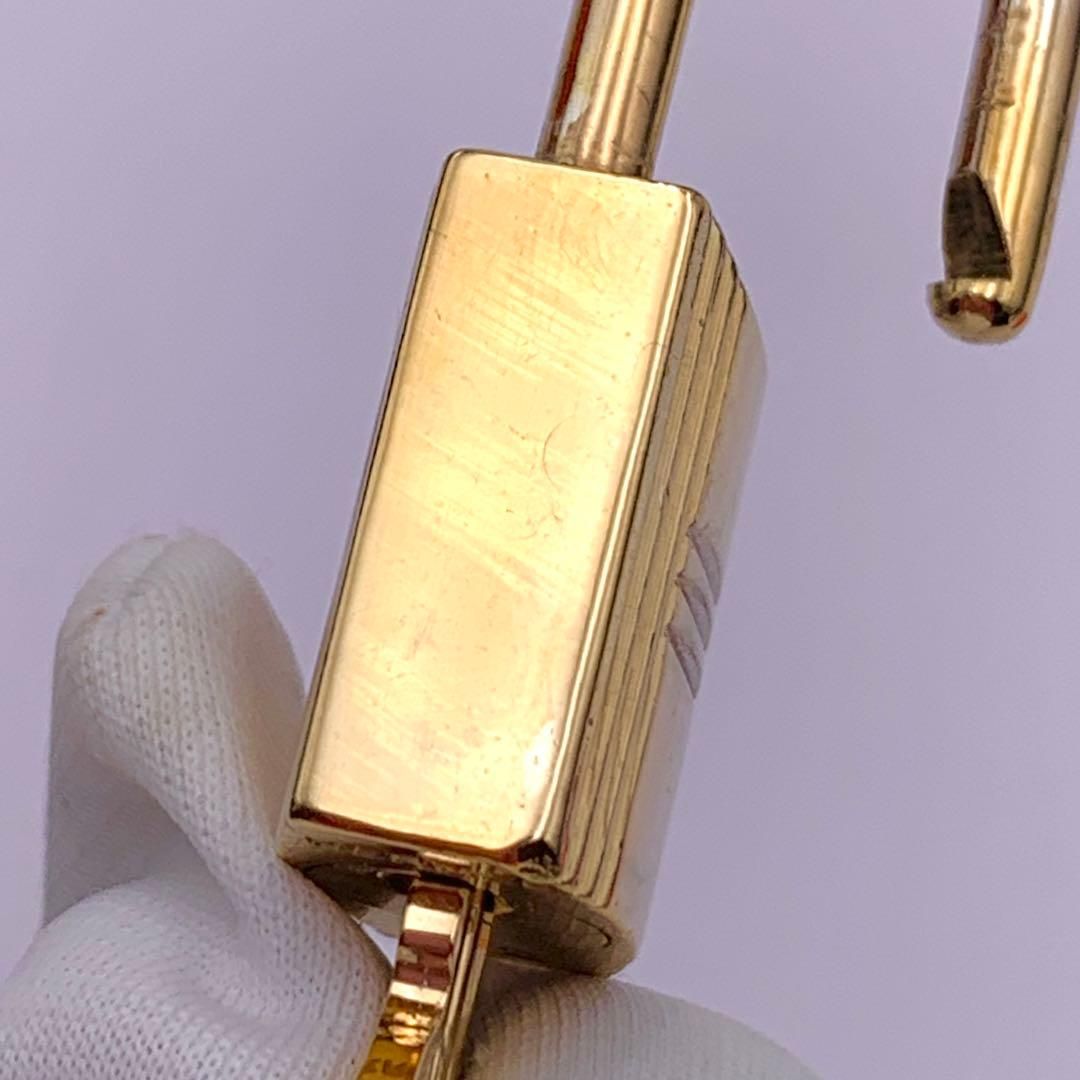 エルメス カデナ 24Kメッキ No.62 62番 鍵付き カデナキー パドロック