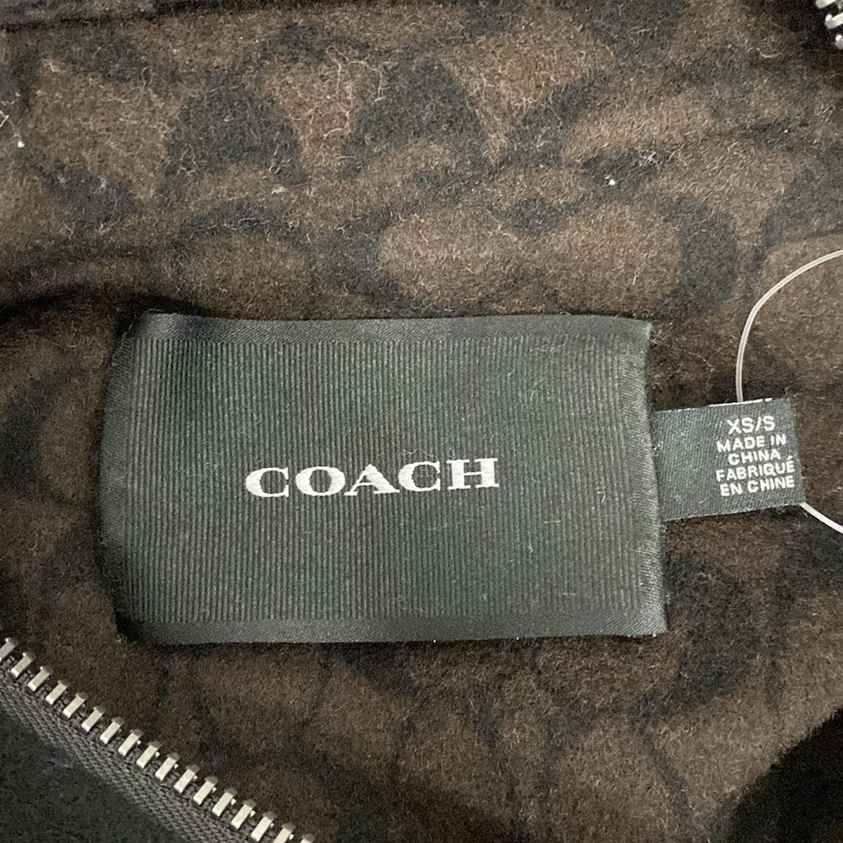 COACH(コーチ) ポンチョ サイズXS レディース美品 - 黒 フード