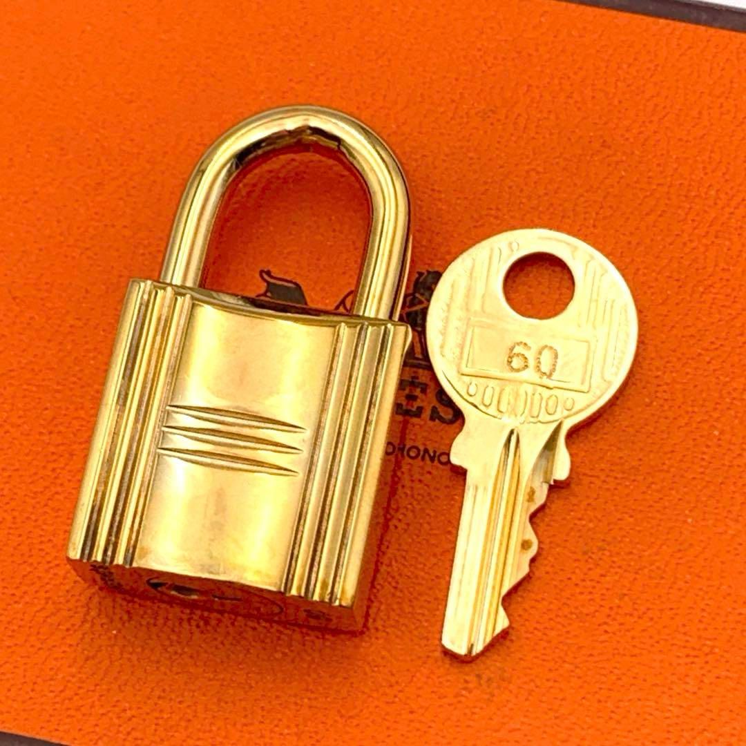 エルメス カデナ 24Kメッキ No.60 60番 鍵付き カデナ キー パドロック