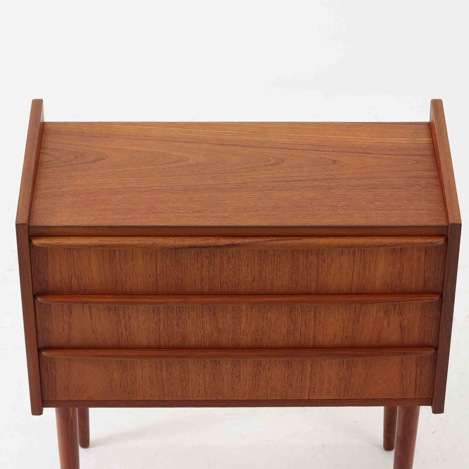 3段チェスト チーク 幅63cm デンマーク製 北欧ビンテージ家具 ミッド
