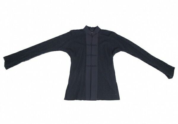 極美品☆ローブドシャンブルコムデギャルソン　ジャケット　ボタンレス　変形　M ローブドシャンブル コムデギャルソンrobe de chambre COMME des