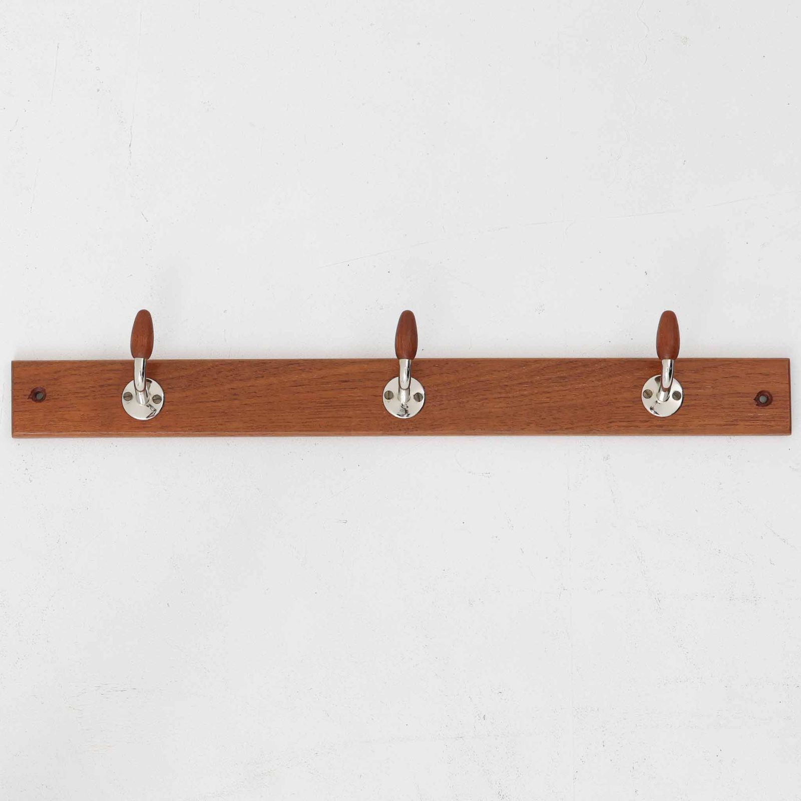 ハンガーラック チーク メタル デンマーク製 北欧ビンテージ家具 壁掛け収納 ウォールフック 玄関収納 コート掛け DK 19014