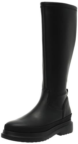 エンチャンテッド ロングブーツ チャンキーソールサイドジップロングブーツ 23209 BL