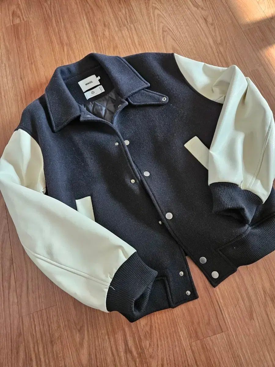 Mmgl スタジャン トップ MSML（エムエスエムエル）の「LEATHER SLEEVE