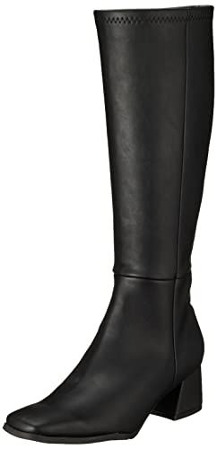 ジュゼ ロングブーツ スクエアトゥストレッチロングブーツ レディース クロメイン small