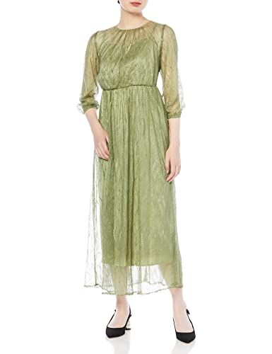 リュクスブリエ カジュアルパーティードレス レディース イエローグリーン 4 L
