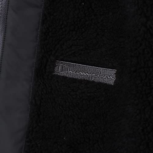 チャンピオン アウター 長袖 ストレッチ 保温 防風 スクリプトロゴ ジップフーデッドジャケット ウィメンズスポーツ CW-YS 602 ブラック