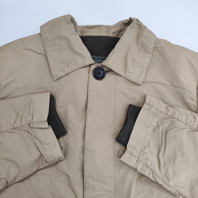 R&D.M.Co- XS 中綿ライナー付き ガーメントダイ ステンカラーコート ベージュ レディース オールドマンズテーラー【中古】5-1127T∞ R&D.M.Co- XS 中綿ライナー付き ガーメントダイ ステンカラーコート