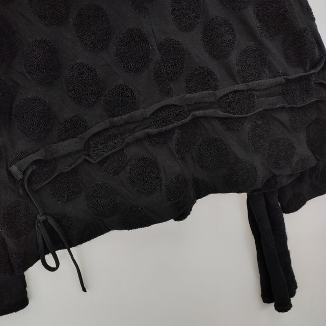 Y's フード付き ドット 羽織 yo-t07-064 コットンウール ジャケット