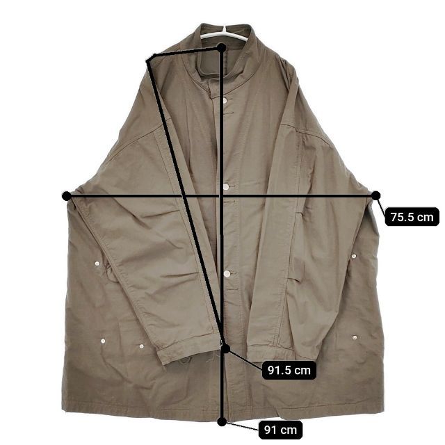 ISSUETHINGS Type27 リバーシブル カットオフ コットン ジャケット