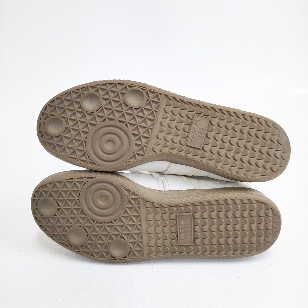  OF FOUND ジャーマントレーナー 37 レザー GERMAN TRAINER スニーカー オフホワイト レディース リプロダクションオブファウンド 5-1127 G スニーカー 靴