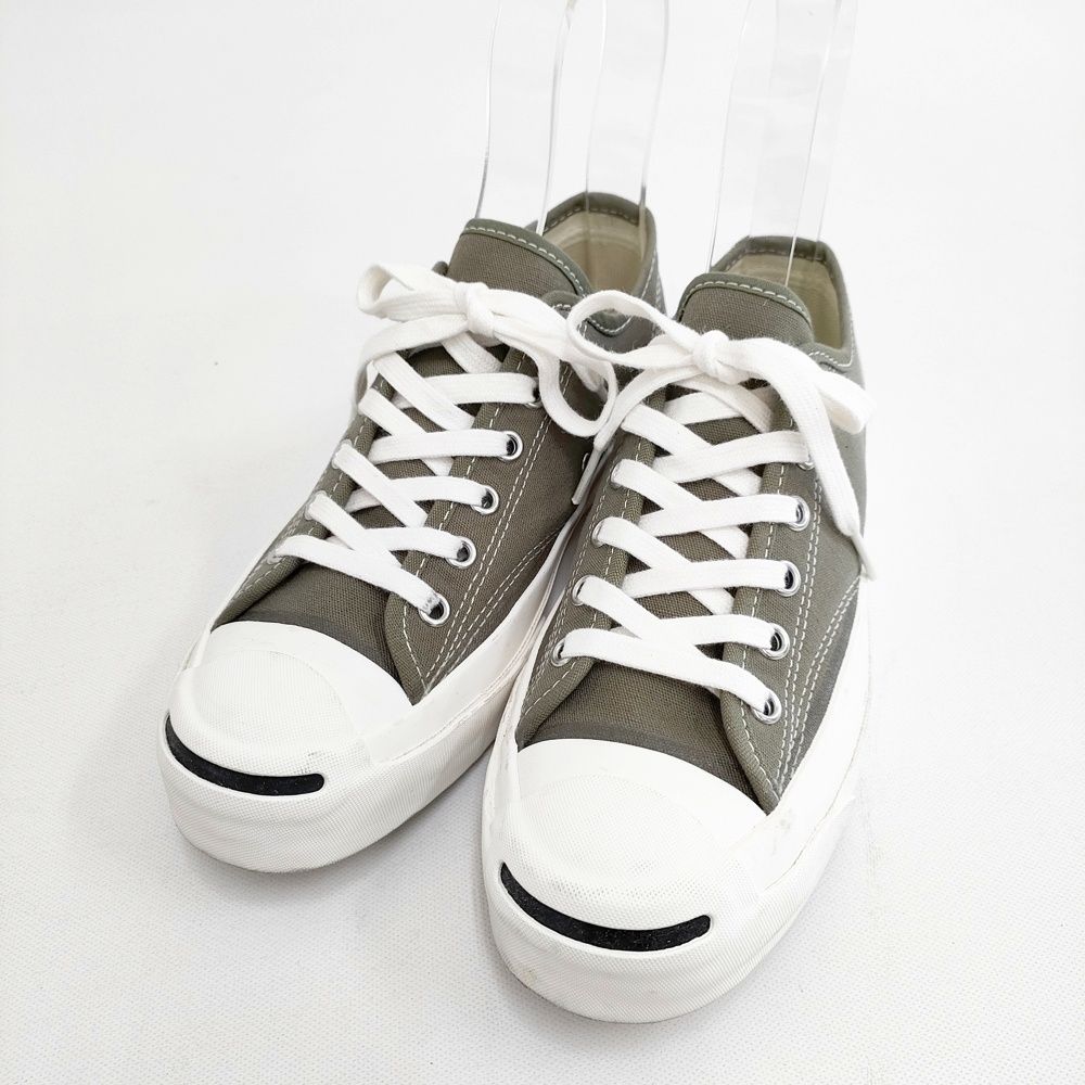 ADDICT ジャックパーセル 23.5 cm キャンバス スニーカー カーキ レディース コンバース 5-1127 G◎