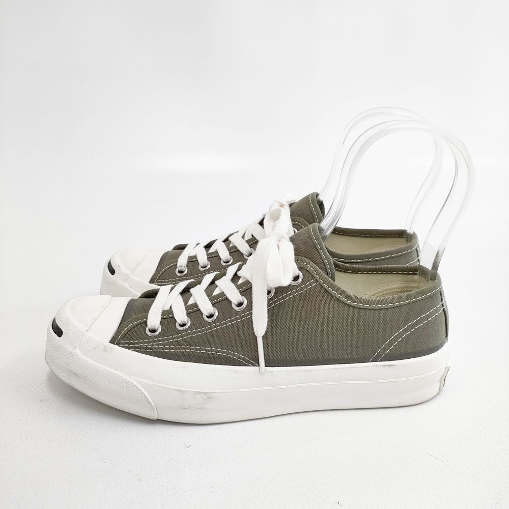 ADDICT ジャックパーセル 23.5 cm キャンバス スニーカー カーキ レディース コンバース 5-1127 G