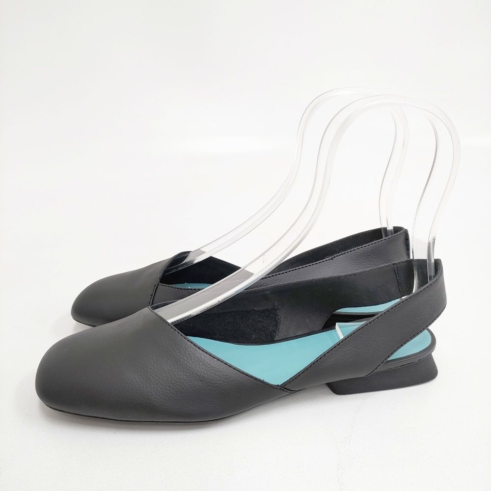 CAMPER Casi Myra カシマイラフラットシューズ Ortholite社 スリングバック 定価24200円 シューズ 靴 ブラック レディース カンペール 5-1127 G
