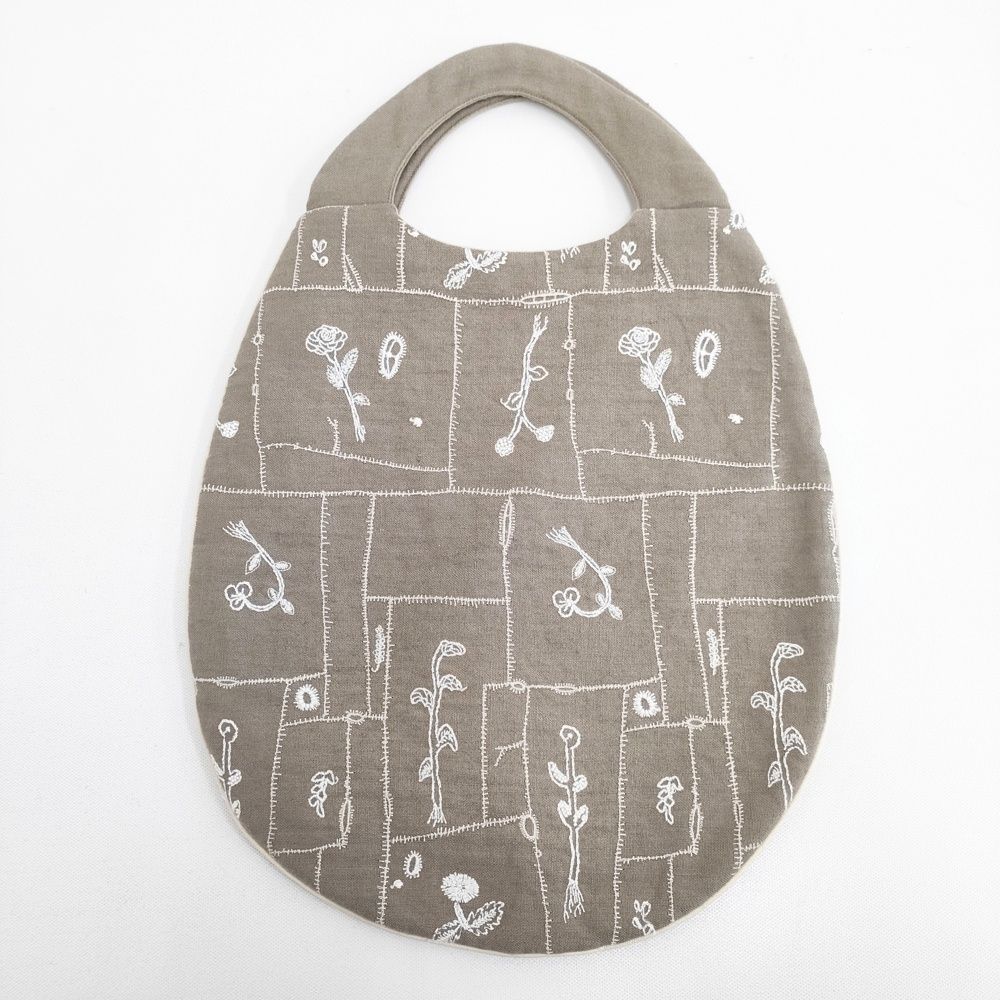 mina perhonen ws9189 garden patchwork エッグバッグ リネン トート
