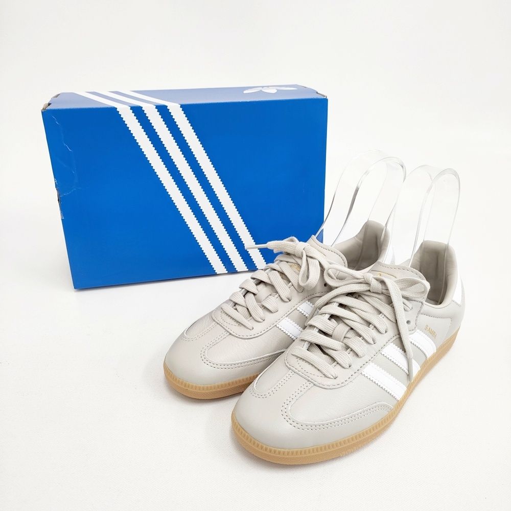  adidas SAMBA OG サンバOG 24 cm スニーカー ベージュ レディース アディダス 5-1127 G スニーカー 靴