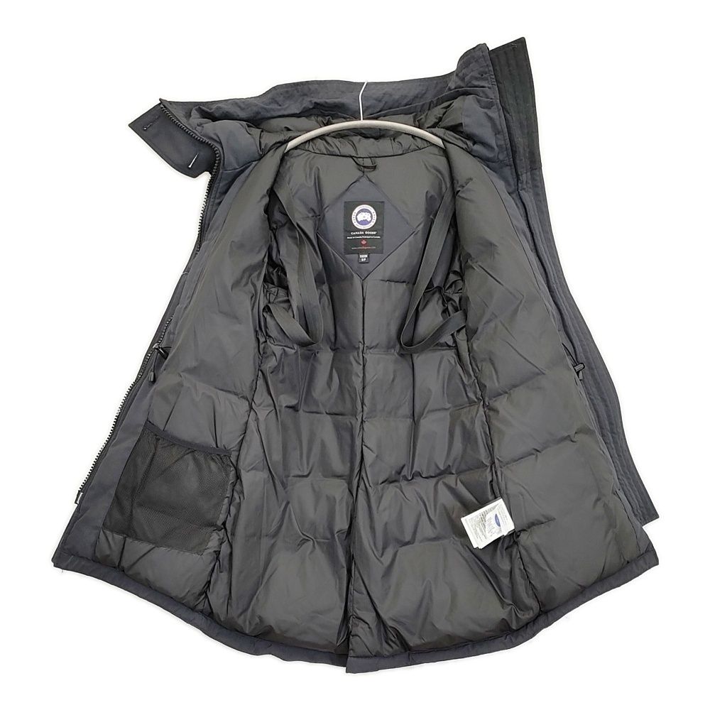   ROSSCLAIR PARKA S 2580LA サザビーリーグ 定価286000円 ダウンコート ネイビー レディース カナダグース【中古】5-1127A♪ CANADA GOOSE ROSSCLAIR PARKA S 2580LA サザビーリーグ 定価286000円