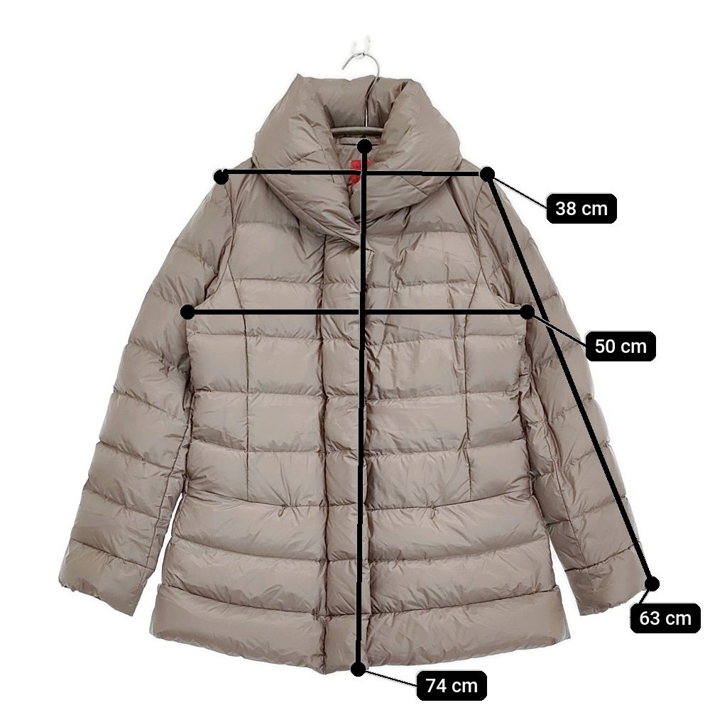 Haat ISSEY MIYAKE HA23FD576 サイズ2 ダウンジャケット グレージュ