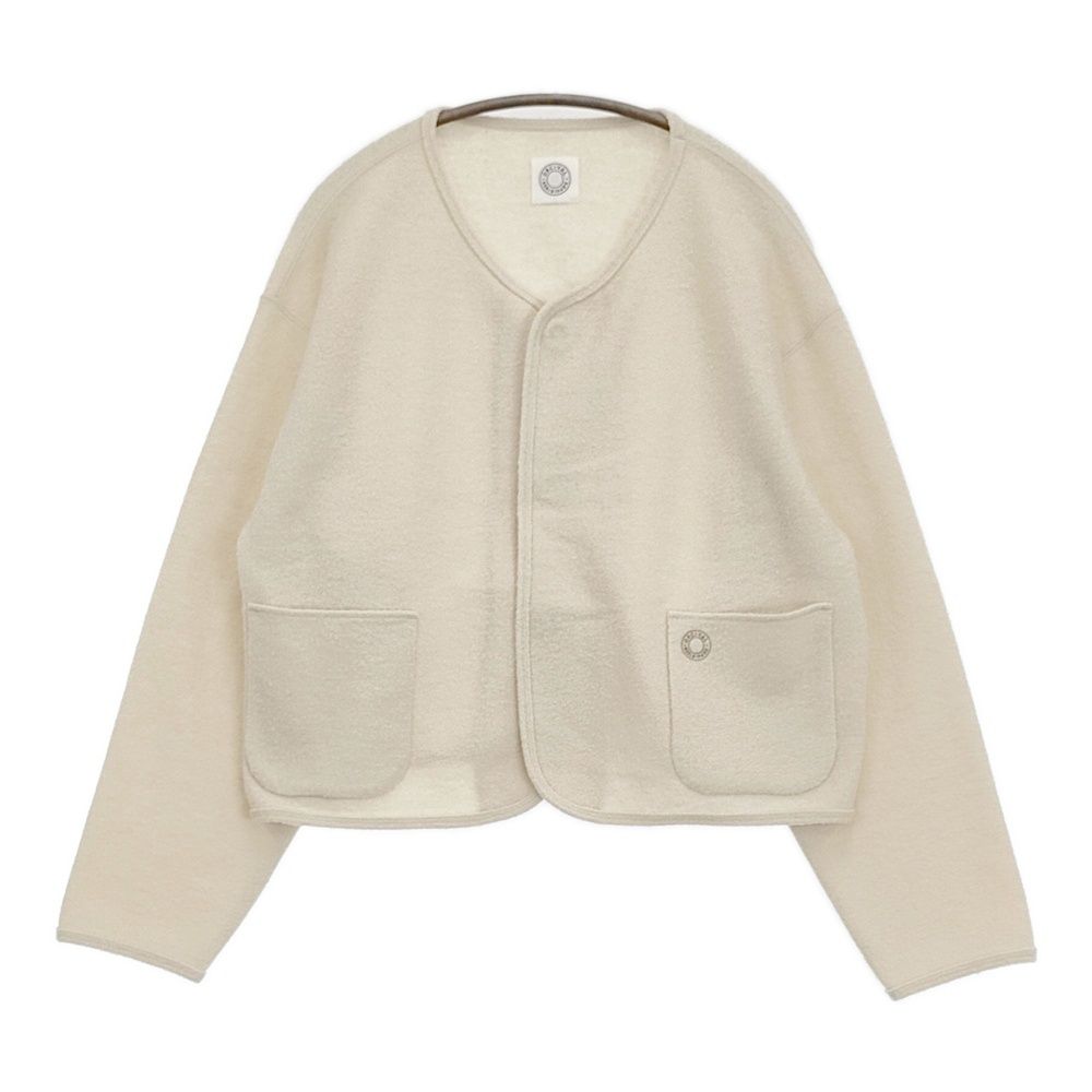 ORCIVAL ウールパイルクルーネックカーディガン 定価20900円 サイズ1 羽織 カーディガン 24AW ベージュ レディース オーシバル/オーチバル【中古】5-1127T♪ ORCIVAL ウールパイルクルーネックカーディガン 定価20900円 サイズ1